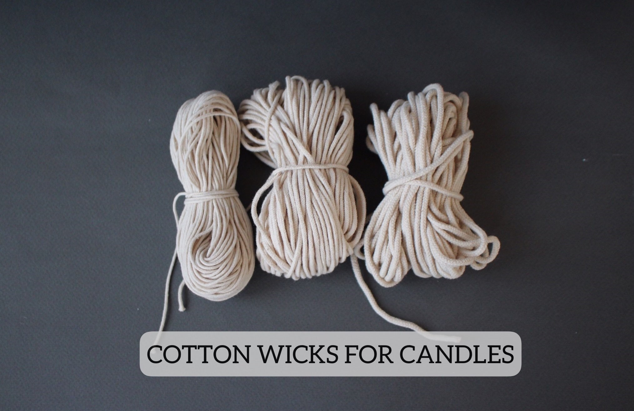 Cotton Wicks for Candles Candle Wick For Candle MakingCandle Etsy