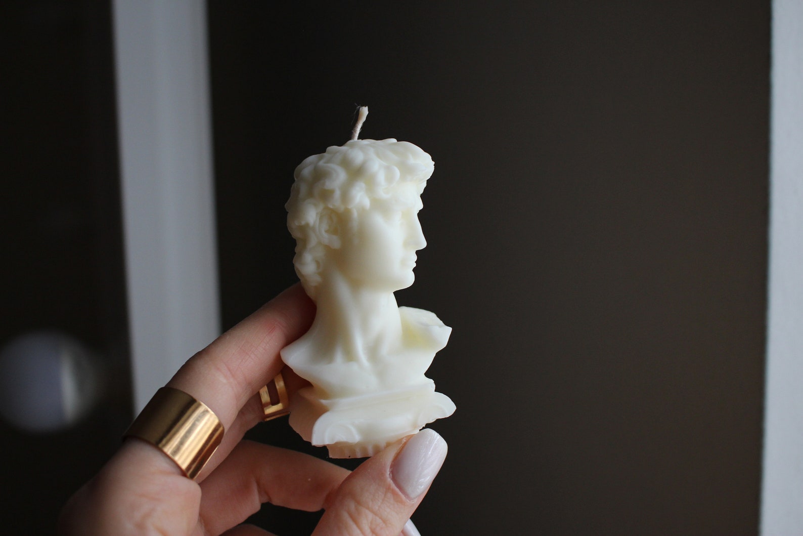 2sizes David Candle David Bust Candle Male Bust Candle Etsy