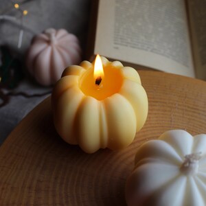 Pumpkin Soy Candles / Autumn Home Decor / Halloween Decor / Pumpkin Spice Candle / Autumn Decorations / Thanksgiving Decor / Fall Decor image 4