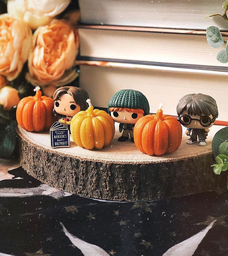 Mini Pumpkin Candles / Pumpkin Decor / Thanksgiving Candles / Halloween Decoration / Fall Home Decor / Autumn Candle image 9