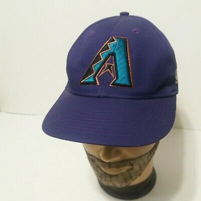 Vtg Arizona Diamondbacks Unisex Youth Purple Hat Team MLB Etsy