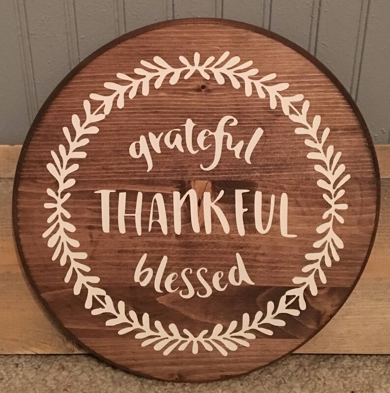 Custom Farmhouse lazy Susan round tray kitchen decor ...