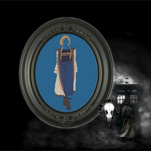 Dr. Who 13th Doctor Cross Stitch Pattern PDF