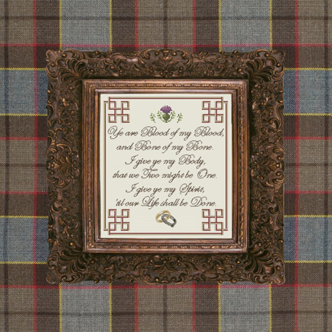 Outlander Vows Outlander Vows Cross Stitch Pattern PDF - Etsy