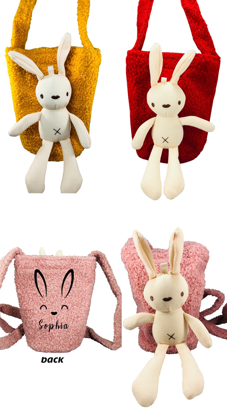 Personalized Bunny Crossbody Purse Crossbody Bag Toddler Etsy