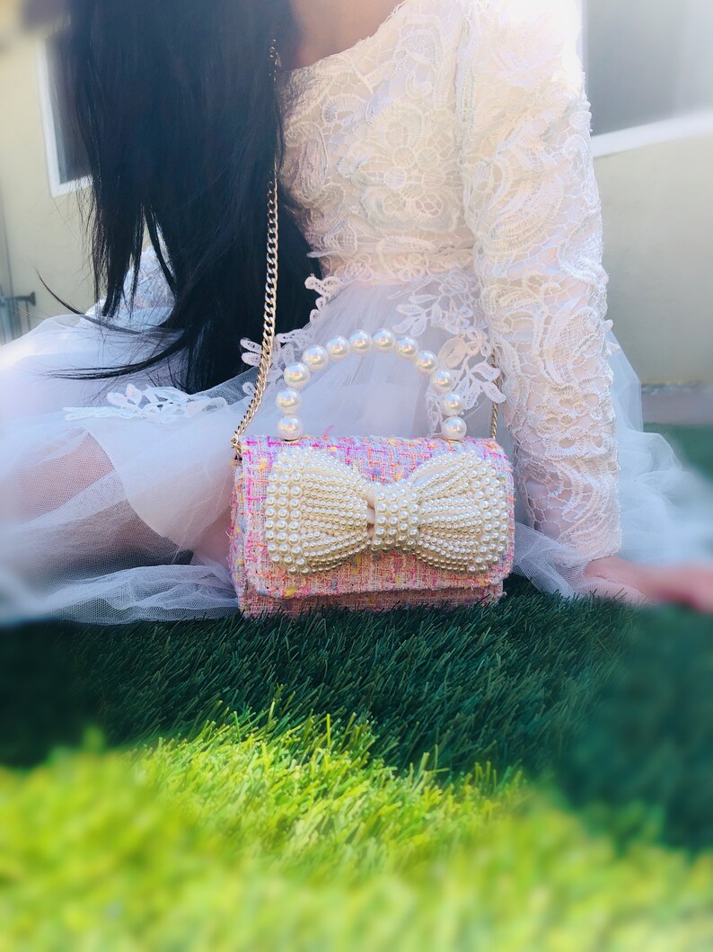 Personalized Crossbody Purse Crossbody Bag Flower Girl Etsy