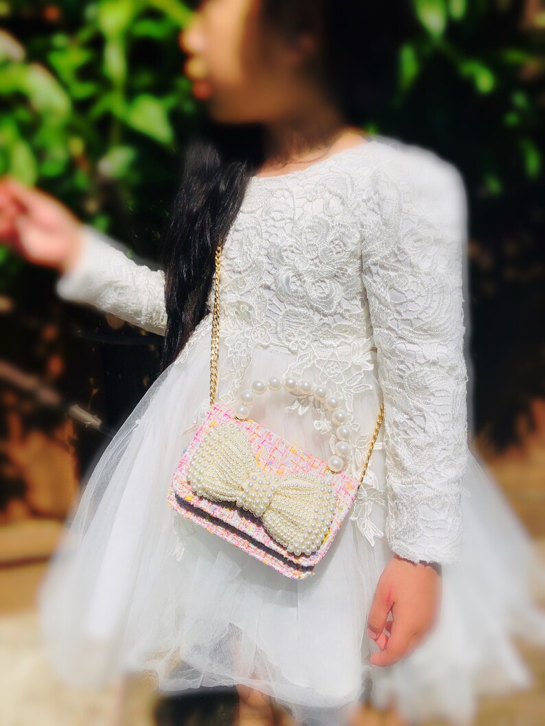 Personalized Crossbody Purse Crossbody Bag Flower Girl Etsy