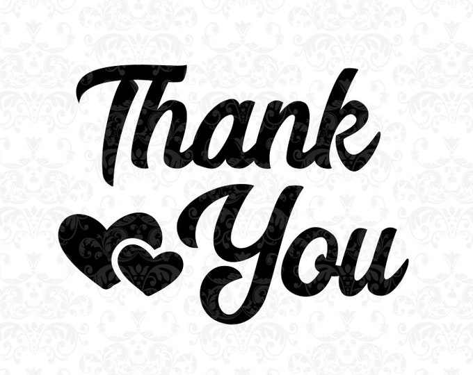 Thank You SVG, Wedding Svg, Bridal Svg, Marriage, Thank You Card, Svg