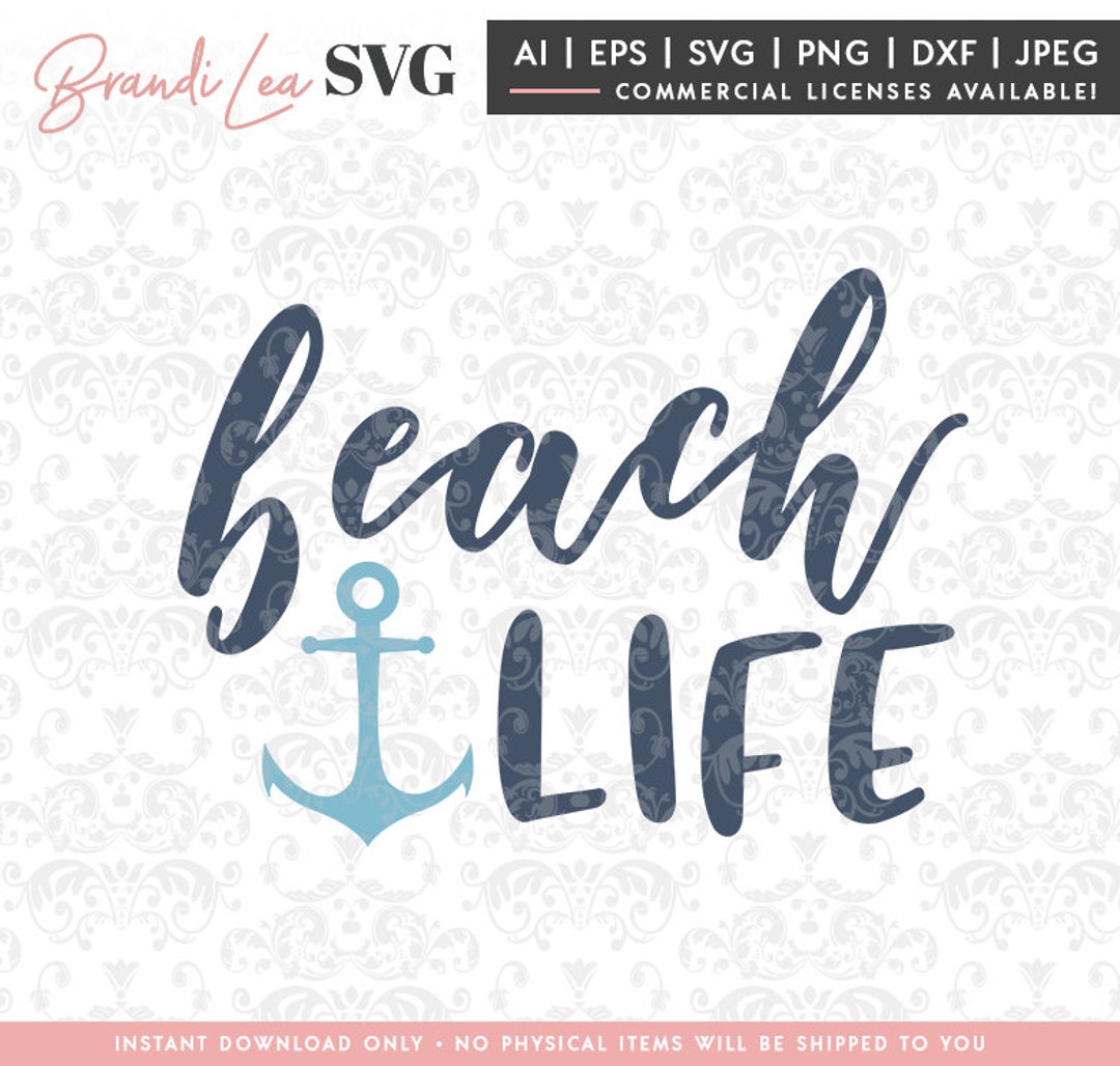 Beach Life Svg Beach Svg Summer Svg Nautical Svg SVG Dxf - Etsy