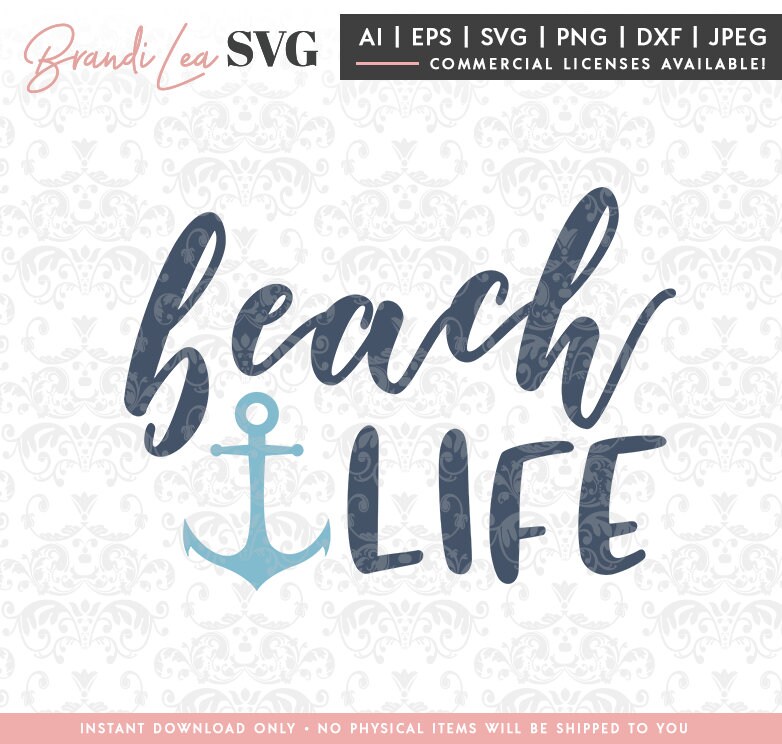 Beach Life Svg Beach Svg Summer Svg Nautical Svg SVG Dxf - Etsy