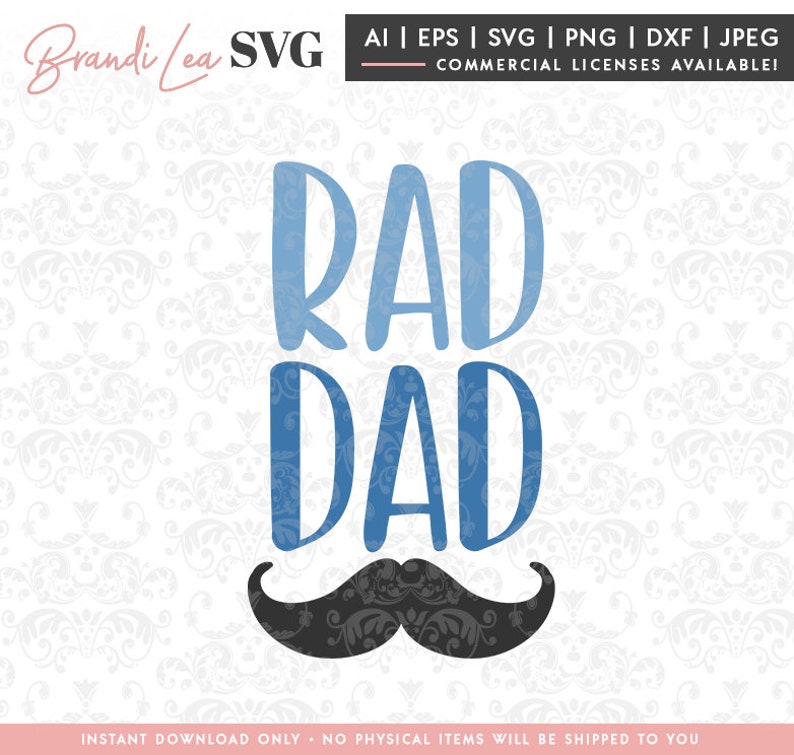 Download Rad Dad Svg Father's Day svg father svg family quote | Etsy
