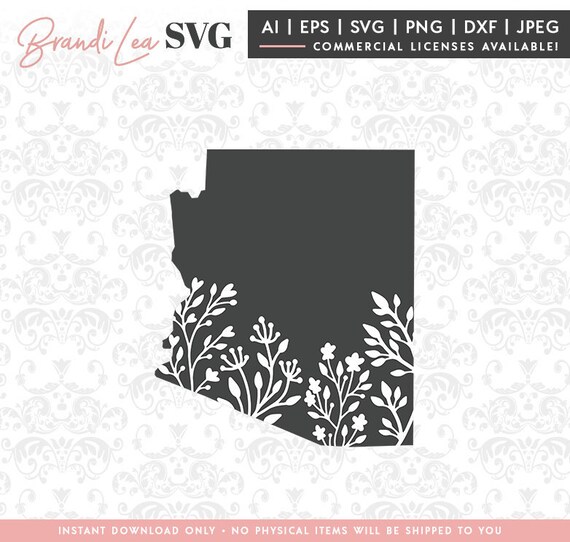Download Floral Texas State Map Svg Cut File For Cricut And Silhouette Floral Texas Map Printable For Tees And Illustration Digital Download Clip Art Art Collectibles