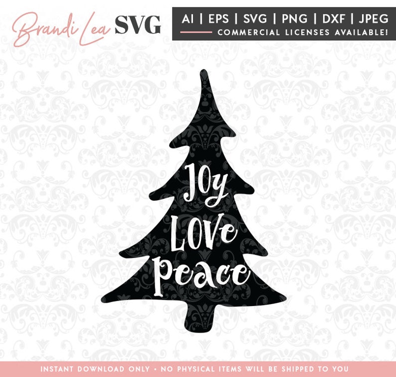 Download Joy Love Peace Christmas SVG Holiday SVG xmas svg ...