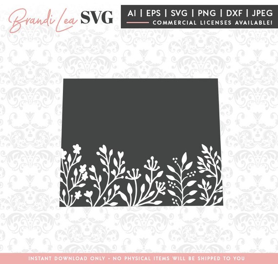 floral wyoming svg wyoming cuttable wyoming svg wyoming state silhouette wyoming cut file 8 WYOMING MAP SVG wyoming printable