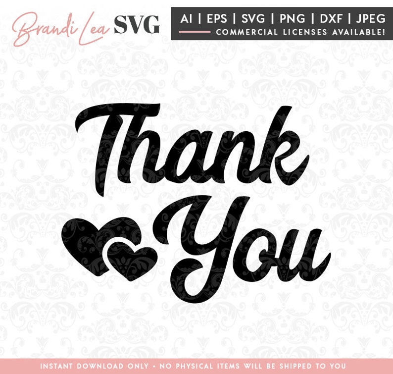 Download Thank You SVG wedding svg bridal svg marriage thank you | Etsy