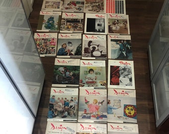 Lot of Vintage  Magazines Design The magazine of Creative Art. For Teachers & Craftsmen