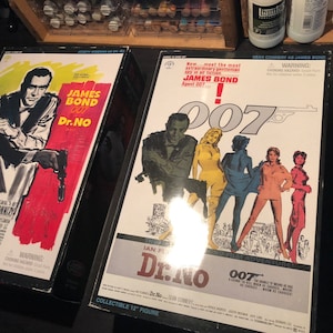 Sideshow toy Doll action figure 007 James Bond Sean Connery & Joseph Wiseman Dr No Ian Fleming In box Male Movie actor Dolls