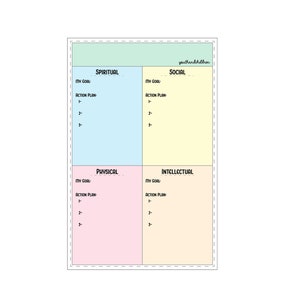 Digital Download LDS Children and Youth Goal Planner Dry Erase Come Follow Me Tracker 11x17