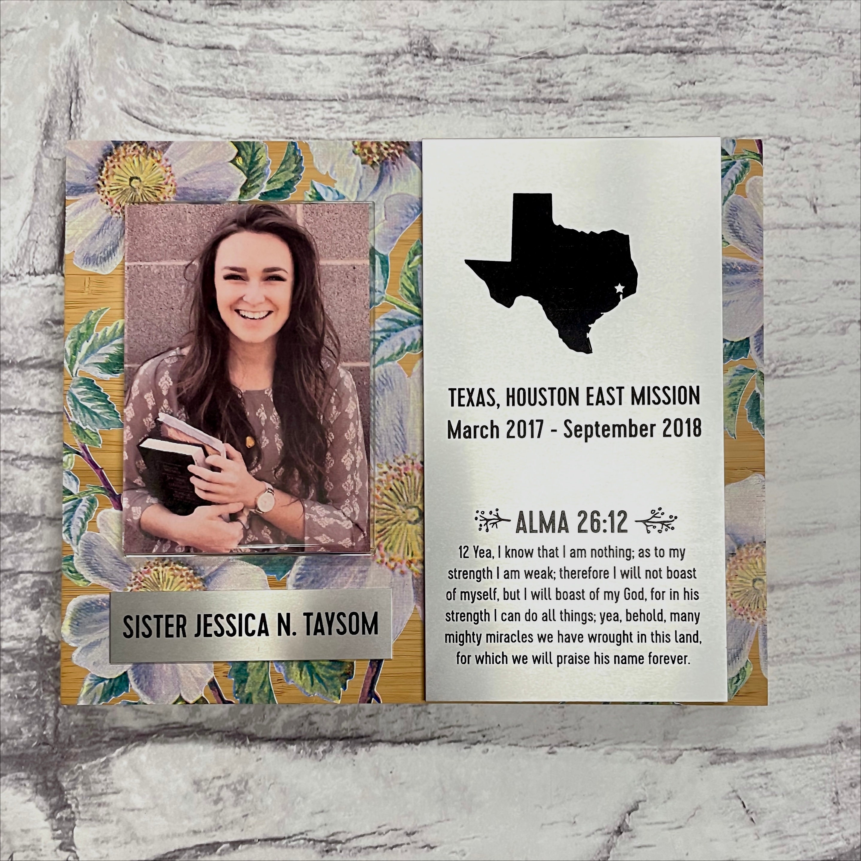 LDS Missionary Plaque | Custom Design | Personalized Plaque ...