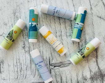 Walk With Me – All-Natural Lip Balm | LDS Youth Theme Gift | Girls Camp Favor | Christian Gift | Youth Trek | 2026 Youth Theme | Moses 6:34