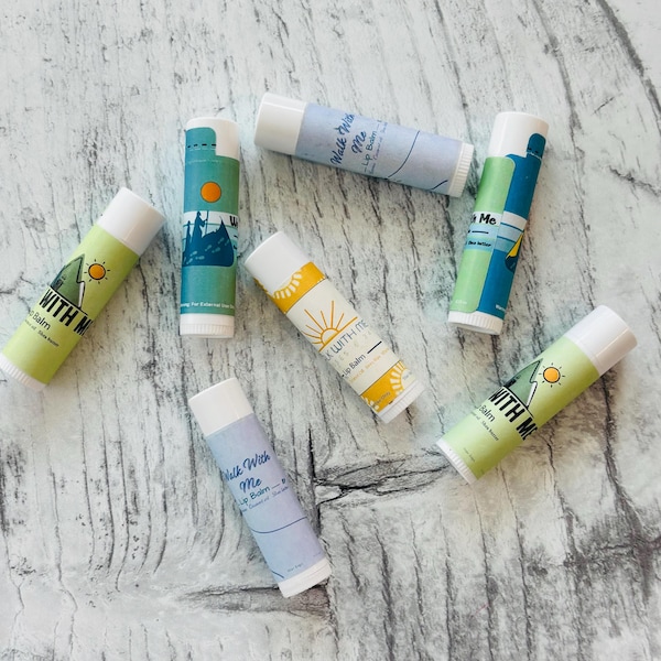Walk With Me – All-Natural Lip Balm | LDS Youth Theme Gift | Girls Camp Favor | Christian Gift | Youth Trek | 2026 Youth Theme | Moses 6:34