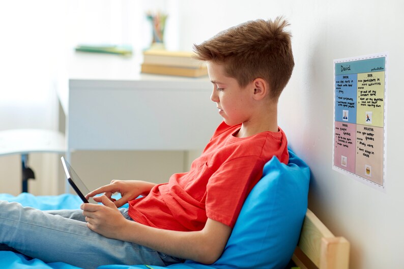 LDS Children and Youth Goal Planner Dry Erase Come Follow Me Tracker 8 ...