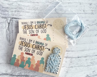 Set of 15 | 2024 LDS Youth Theme Girls Camp Craft Kit Nail Art Theme For Youth I Am A Disciple Of Jesus Christ 3 Nephi 5:13