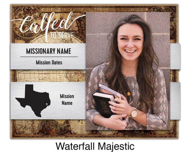 LDS Missionary Personalized Plaque Mission Keepsake LDS Art | Etsy