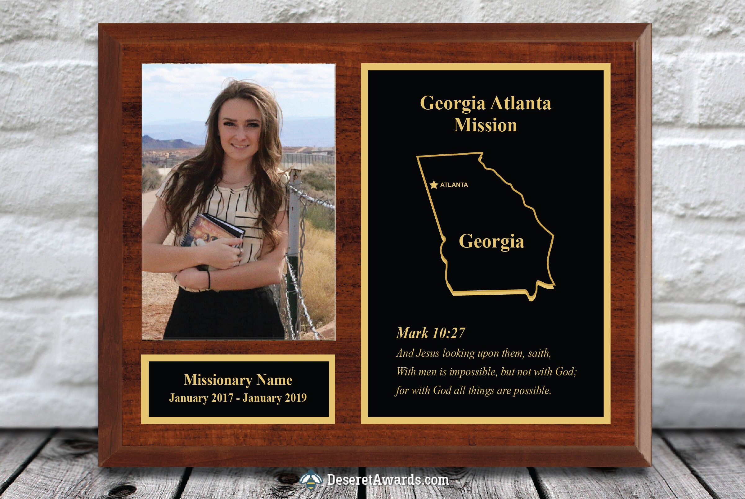LDS Missionary Plaque | Custom Design | Personalized Plaque ...