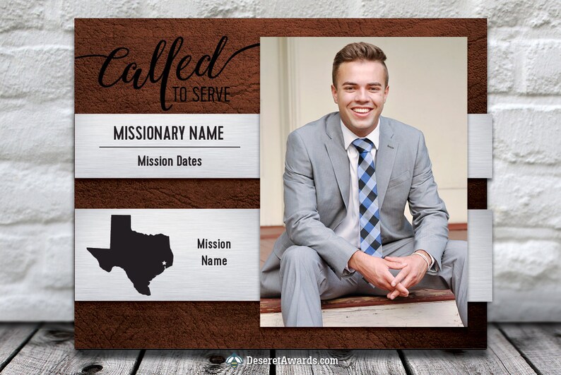 LDS Missionary Personalized Plaque Mission Keepsake LDS Art | Etsy