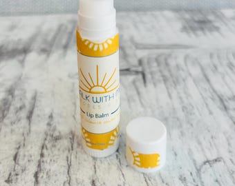 Walk With Me-labels voor lippenbalsem | Zonnegeel | LDS-jeugdthema, Girls Camp Favor (digitale download)