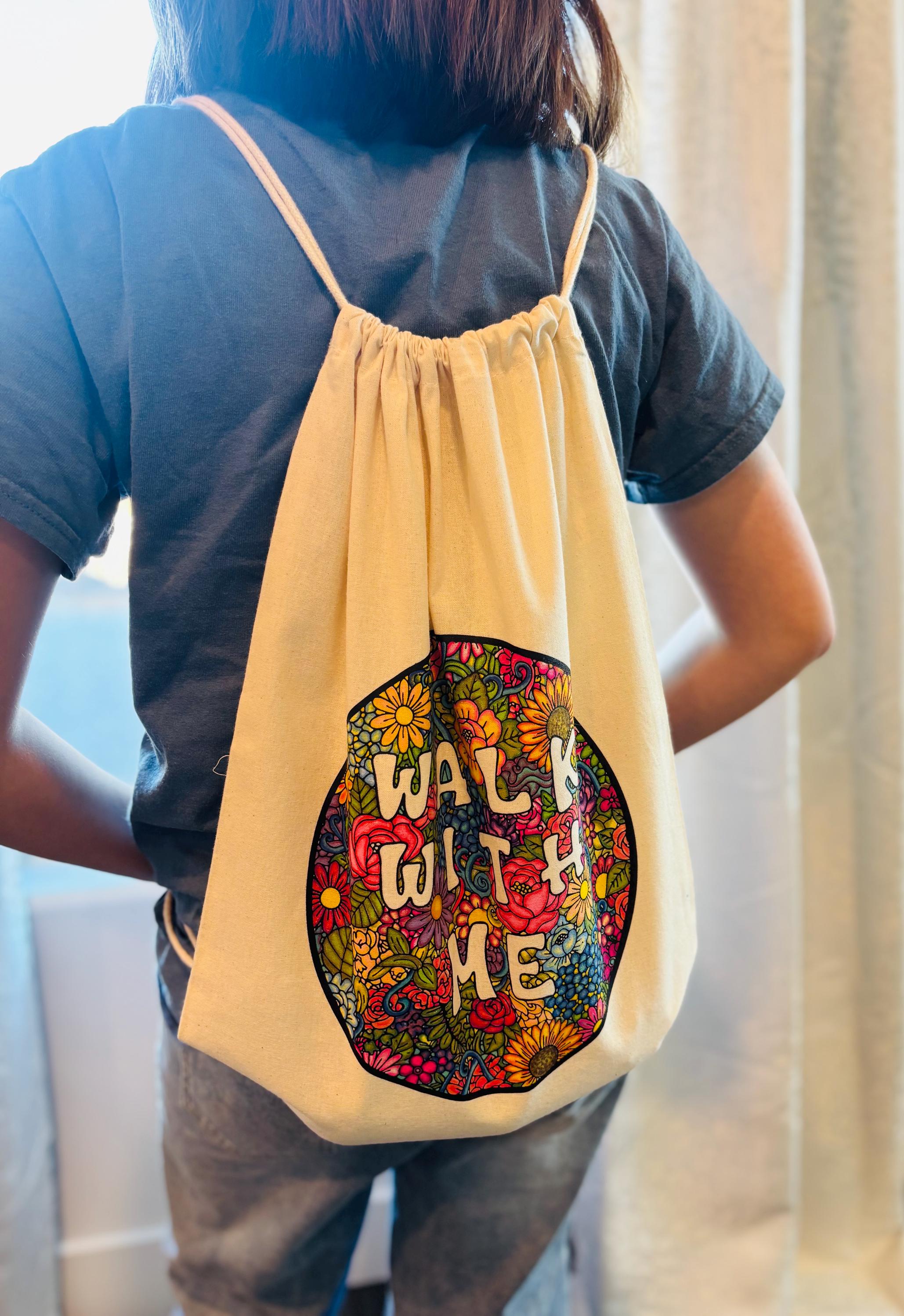 2026 LDS Youth Theme | Girls Camp Activity | Canvas Drawstring Bag
