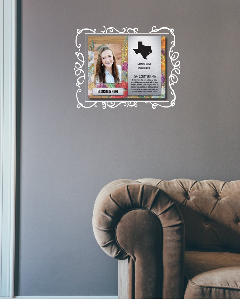 LDS Missionary Personalized Plaque Mission Keepsake LDS Art | Etsy