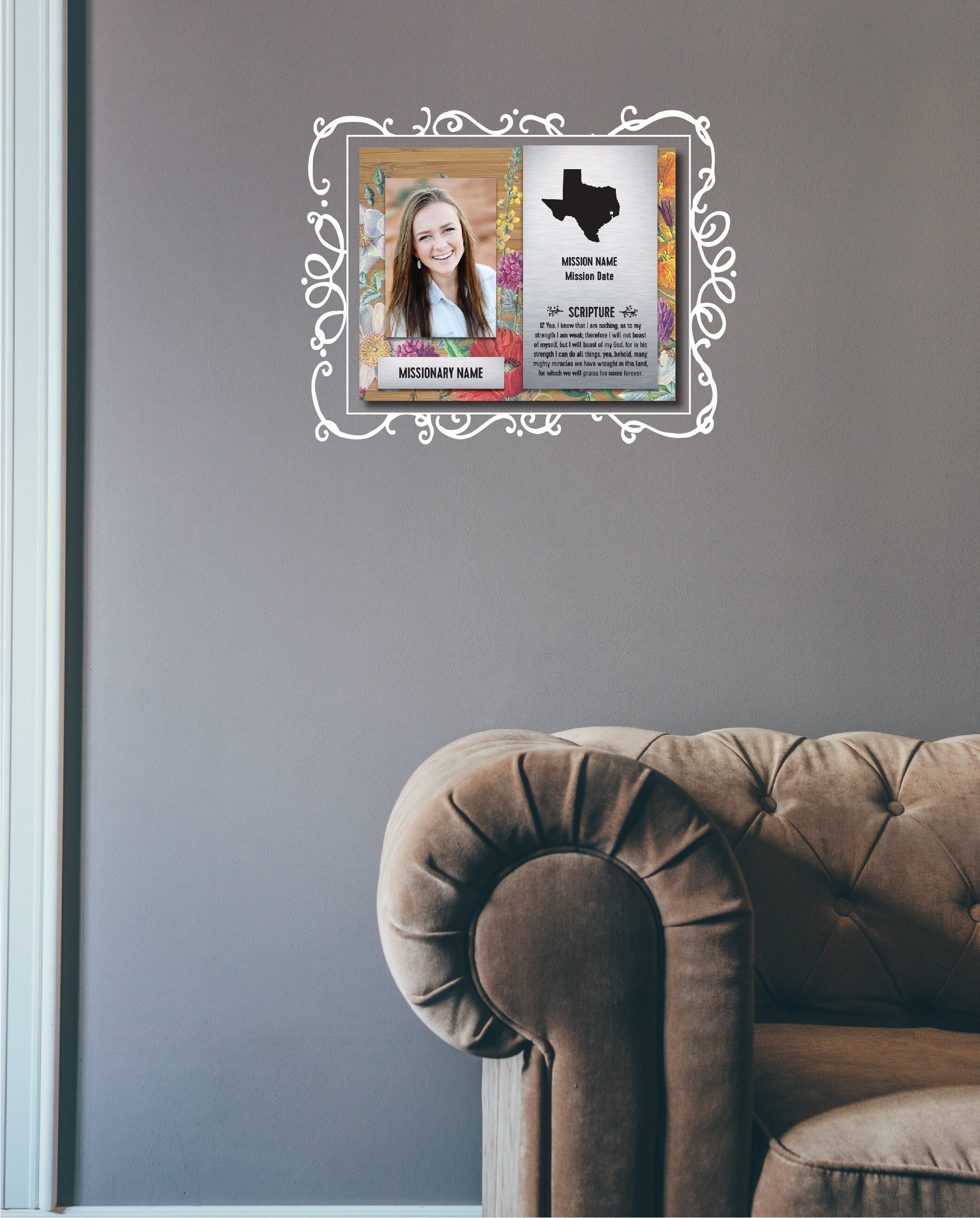 LDS Missionary Plaque Custom Design Personalized Plaque Missionaries ...