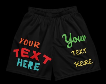 Custom All-Over Print Mesh Shorts, Add Your Logo