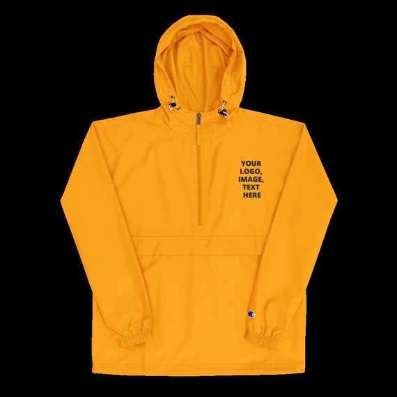 champion windbreaker gold