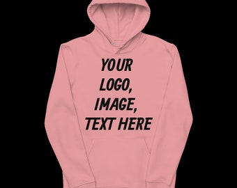 Pink Unisex hoodie, add your logo, image or text on this hoodie.