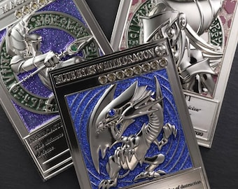 3D Metal Collectible YGO Cards