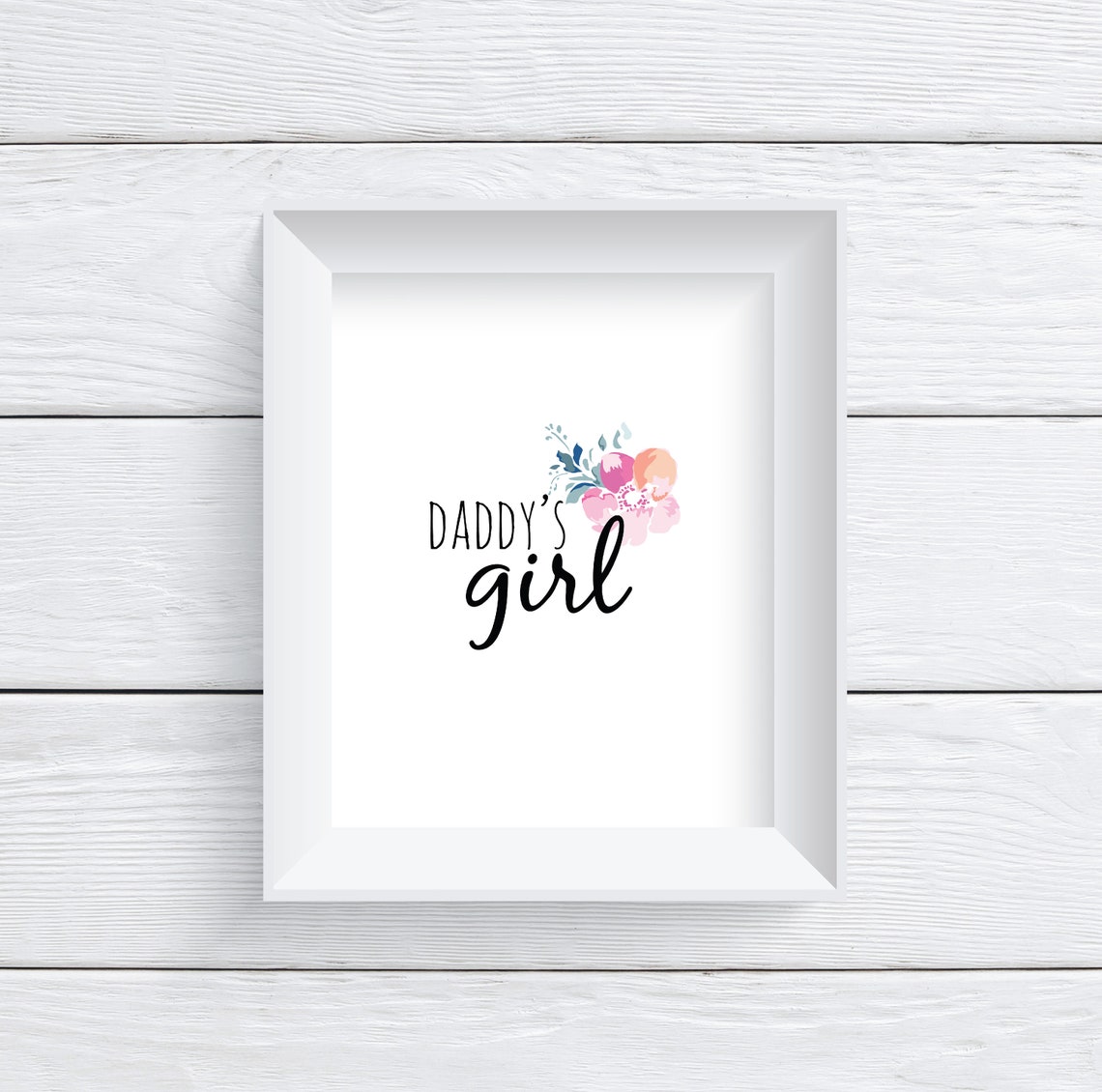 Floral Nursery Artwork Baby Girl Artwork Nursery Decor Etsy