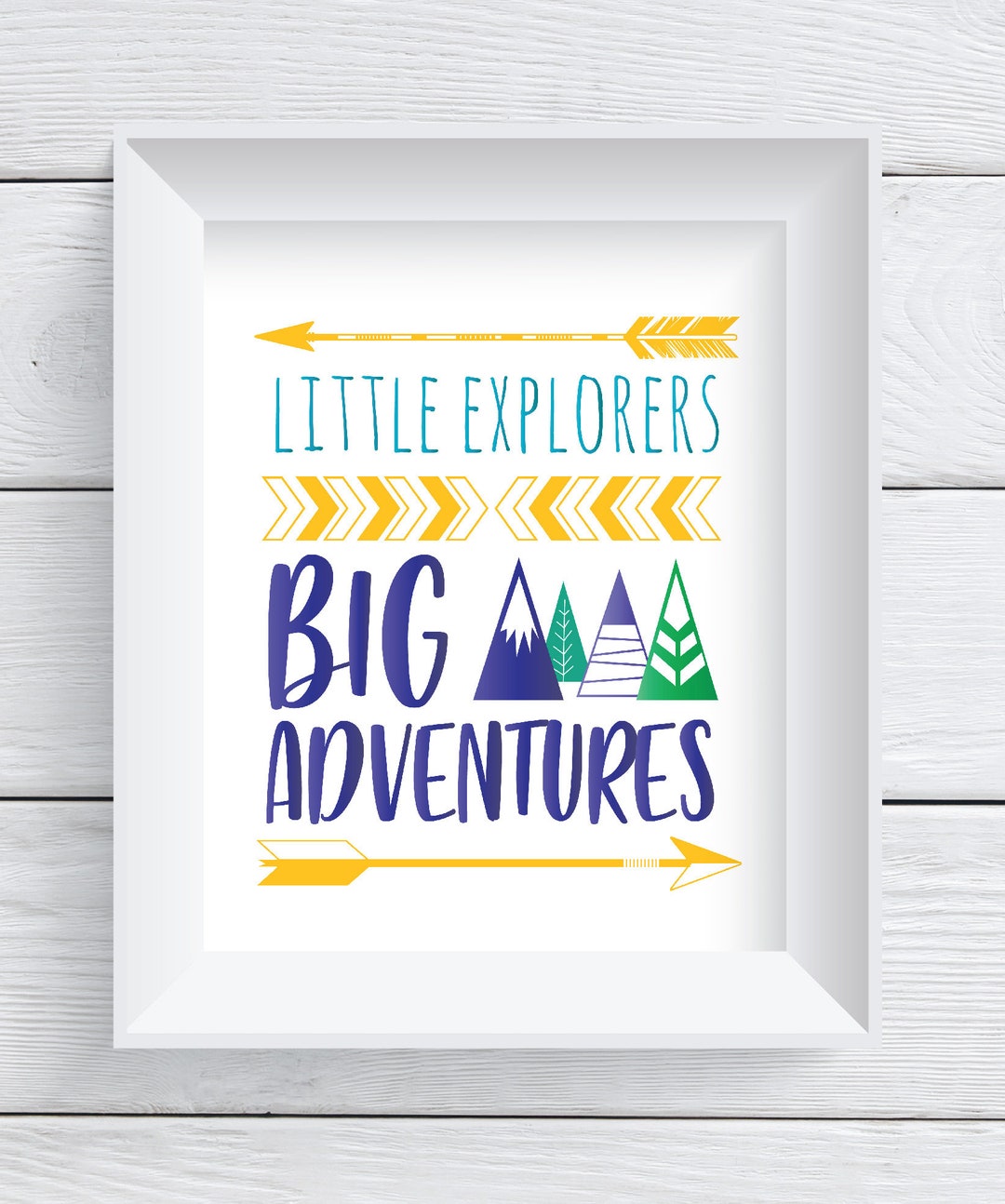 Woodland Nursery Decor Little Explorers Big Adventures - Etsy