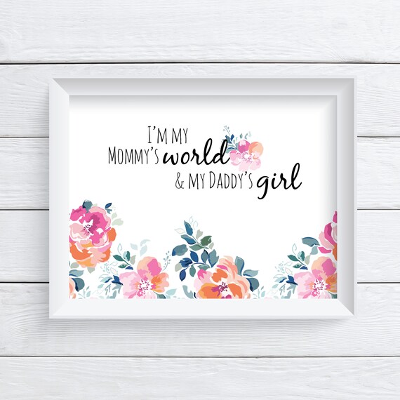 baby girl artwork nursery