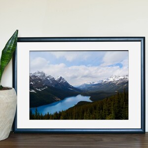 Banff Peyto Lake Foto / INSTANT DOWNLOAD / Digital Druck / Landschaft Fotografie, Landschaft Druck, Nationalpark, Plakat, Wand-Dekor