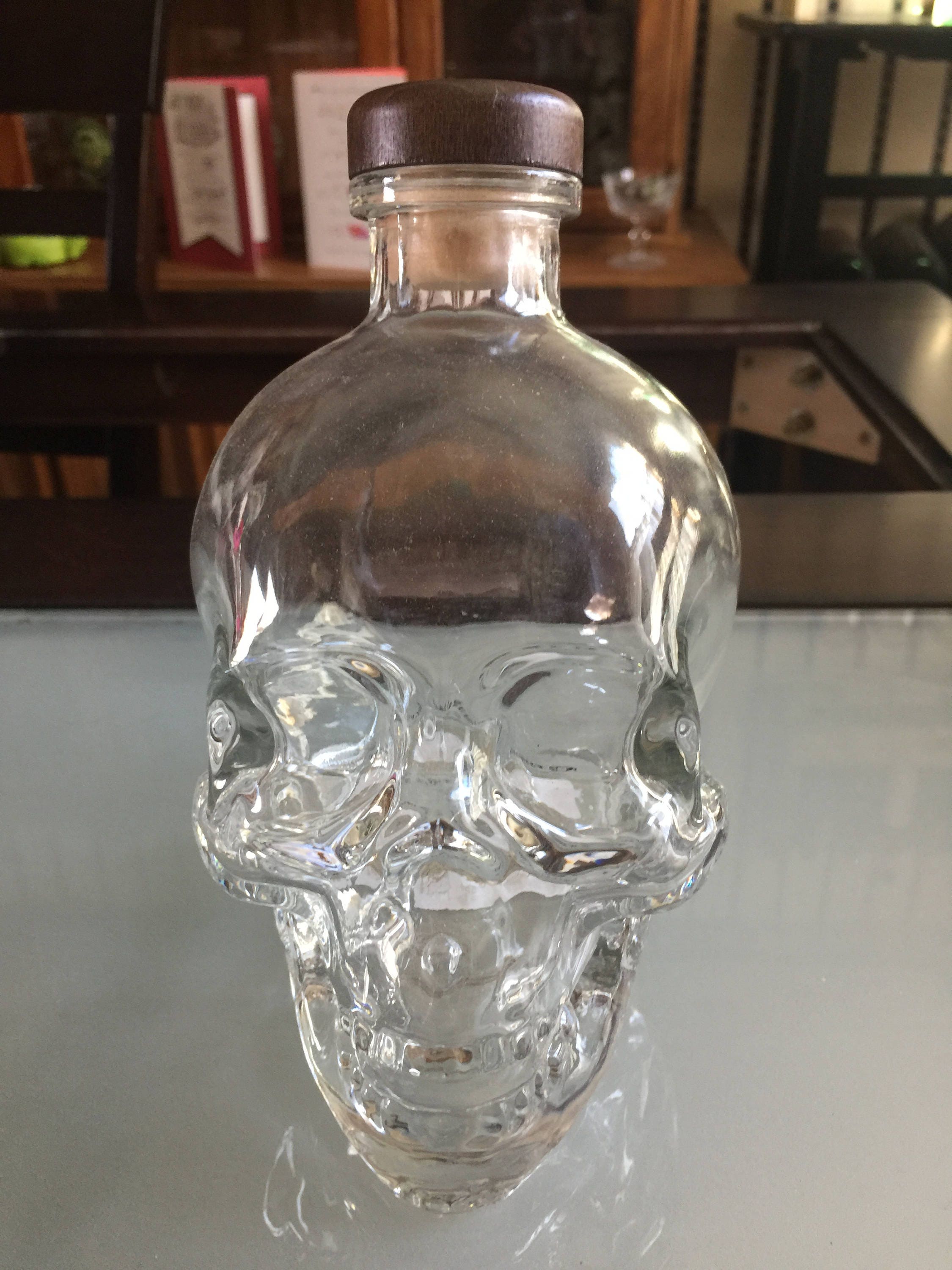 Loft Vintage Skull Glass Bottle Totenkopf Lampe Pendant Light