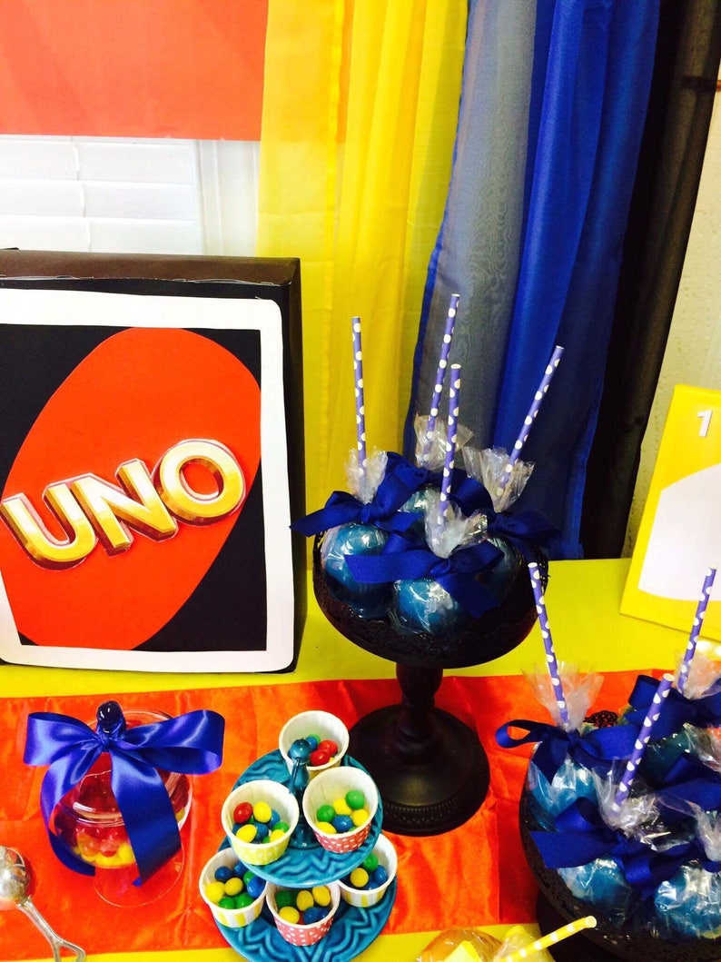 Uno Card Box for Birthday Party Etsy