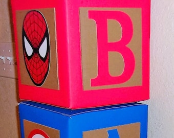 Superhero Blocks (Size 8x8)