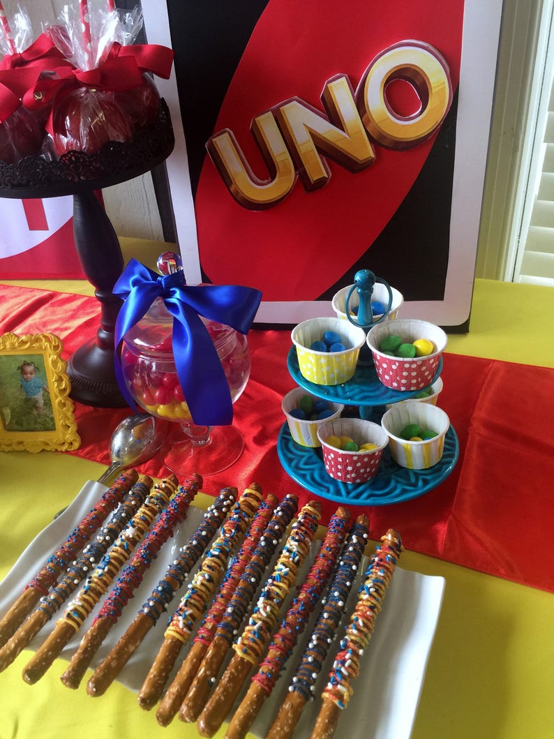 Uno Card Box for Birthday Party Etsy