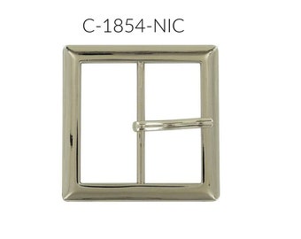 Buckle -  2"  Nickel Plated Buckle fits 2" wide strapping. Brass Belt Buckle - Strap Buckle- Brass Plated Buckle