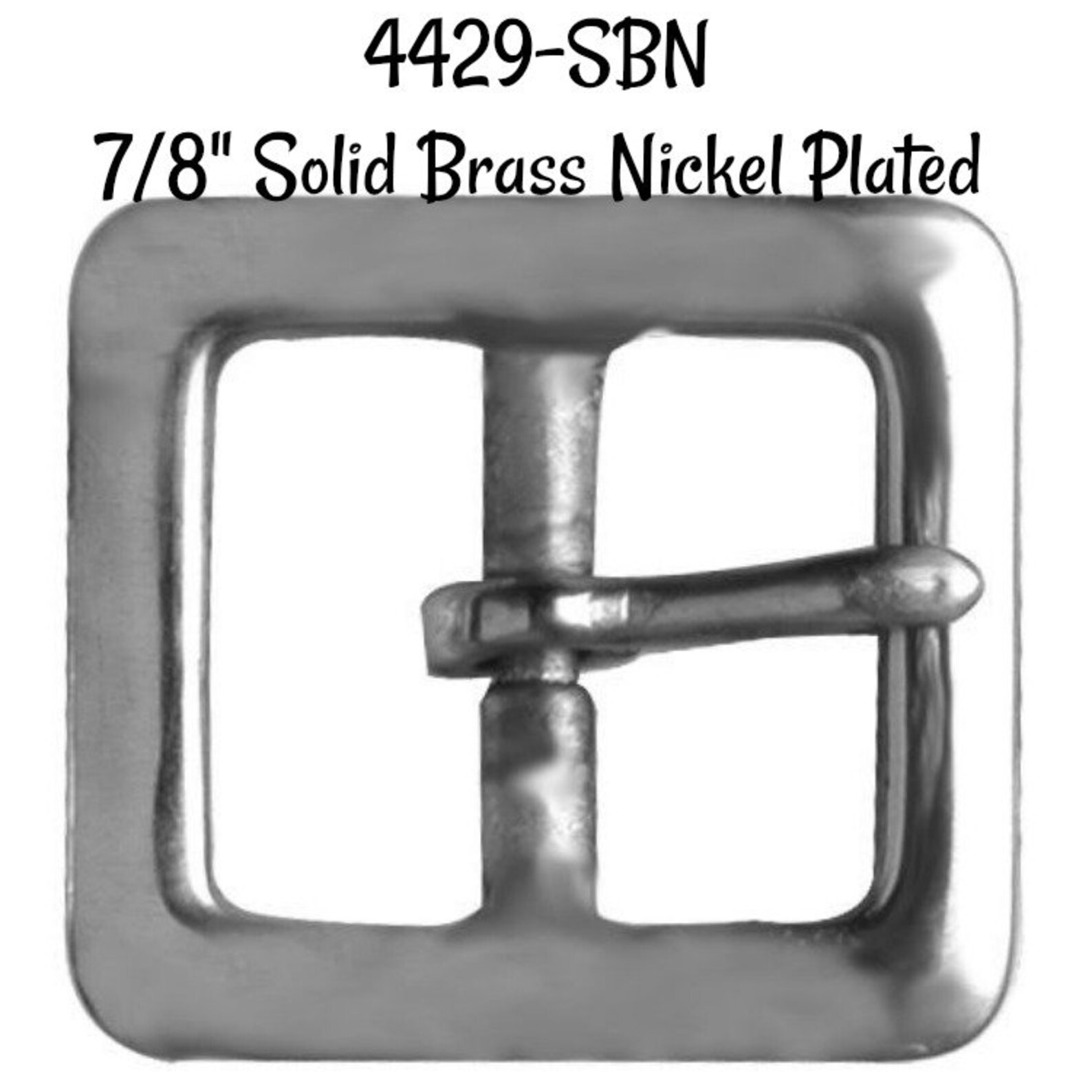 Buckle 7/8 Inch Solid Brass Buckle Fits 7/8 Wide Strapping. Brass Belt Buckle Strap Buckle Etsy