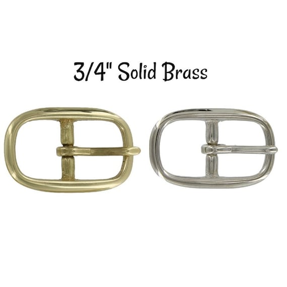 3//4/" Solid Brass belt buckle