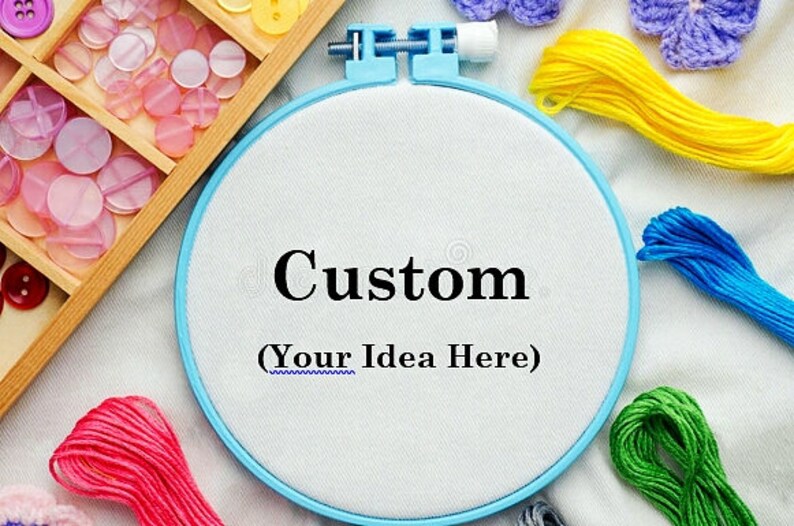 Custom Cross Stitch Made to Order Framed Personalized Etsy